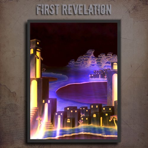 First Revelation _ cryptic mysterious art Framed Art