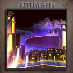 "First Revelation" - cryptic mysterious art Framed Art