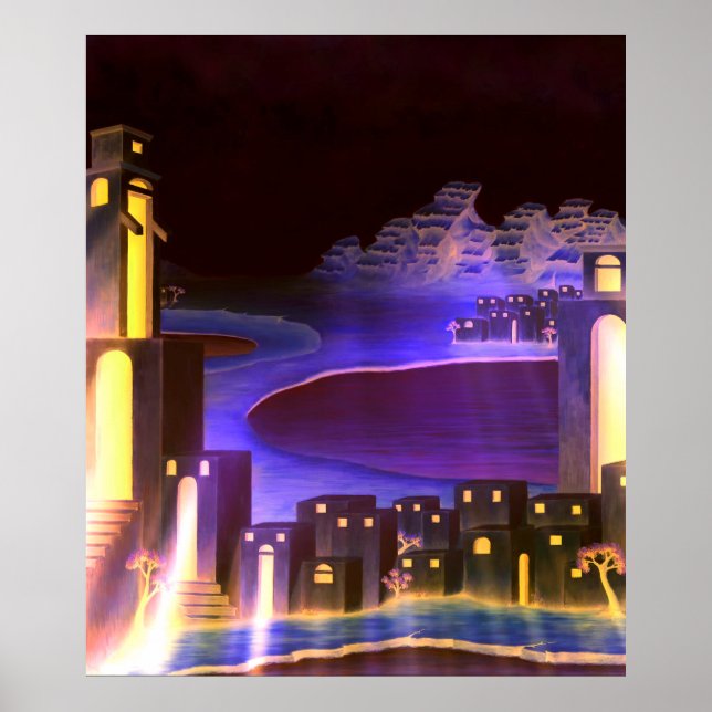 "First Revelation" - cryptic mysterious art Poster (Front)