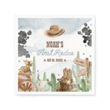 First Rodeo 1st Birthday Rustic Wild West