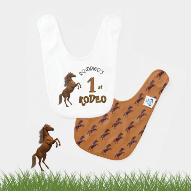 First Rodeo Baby Bib (Creator Uploaded)