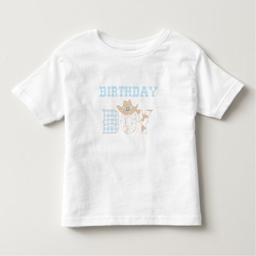 First Rodeo Birthday ONE Toddler T_shirt