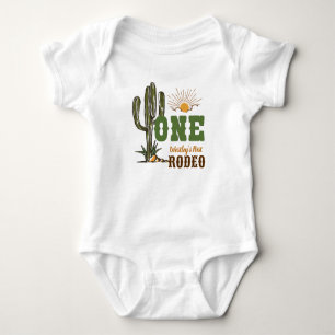 First Rodeo Boy Birthday Baby Bodysuit