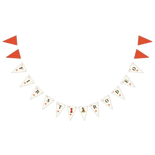 First Rodeo Bunting Flags (All)