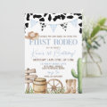 First Rodeo Cowboy Birthday Invitation | Zazzle