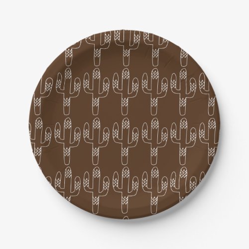 First Rodeo Cowboy Birthday Party  Paper Plates