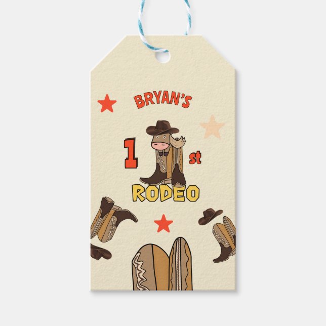 First Rodeo Gift Tags (Front)