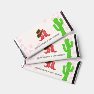 First Rodeo Girl 1st Birthday Hershey Bar Favors