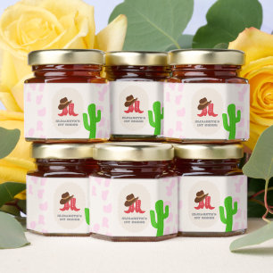 First Rodeo Girl 1st Birthday Honey Jar Favors