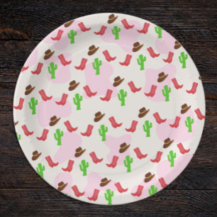 First Rodeo Girl 1st Birthday Paper Plates