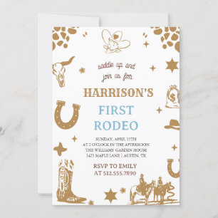 First Rodeo Invitation, My 1st Rodeo Invitation