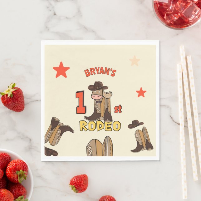First Rodeo Napkins (Insitu)