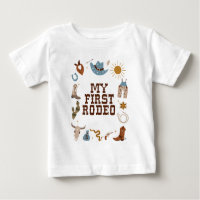 First Rodeo Western Cowboy 1st Birthday