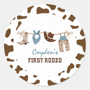 Limited Edition RODEO Flying Cowgirl Peanut Ball Sticker 