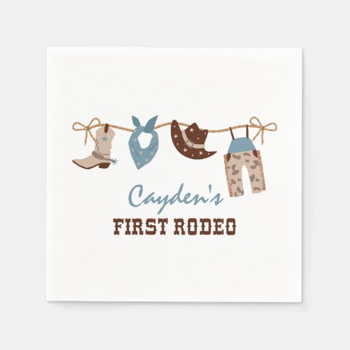 Cowboy 1st Birthday High Chair Banner - Western Theme Fabric Garland, My First Rodeo Decor, Farm Baby Party