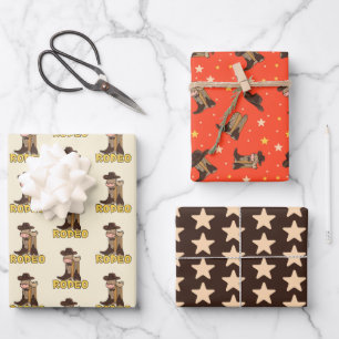 First Rodeo Wrapping Paper Sheets