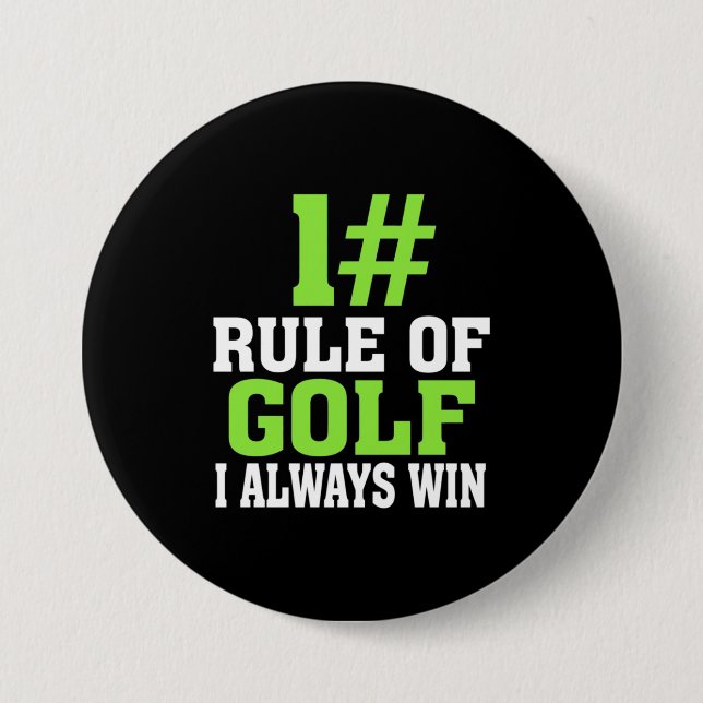 First Rule Of Golf Button (Front)