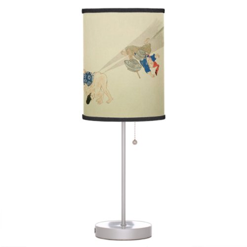 First Scroll Ancient Japanese Fart Battles Table Lamp