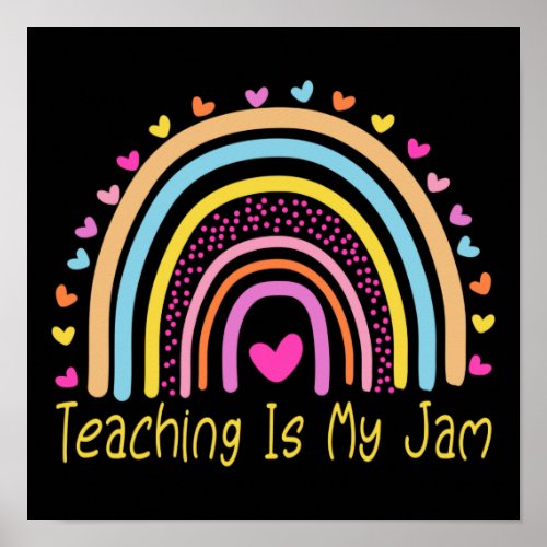 First Second Third Grade Teaching Is My Jam Poster