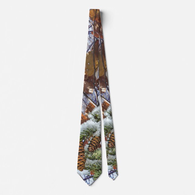 First Snow Camo Neck Tie (Front)