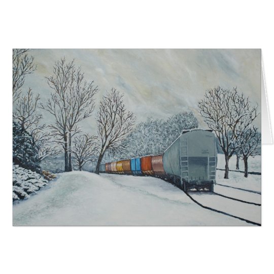 First Snow Greeting Card