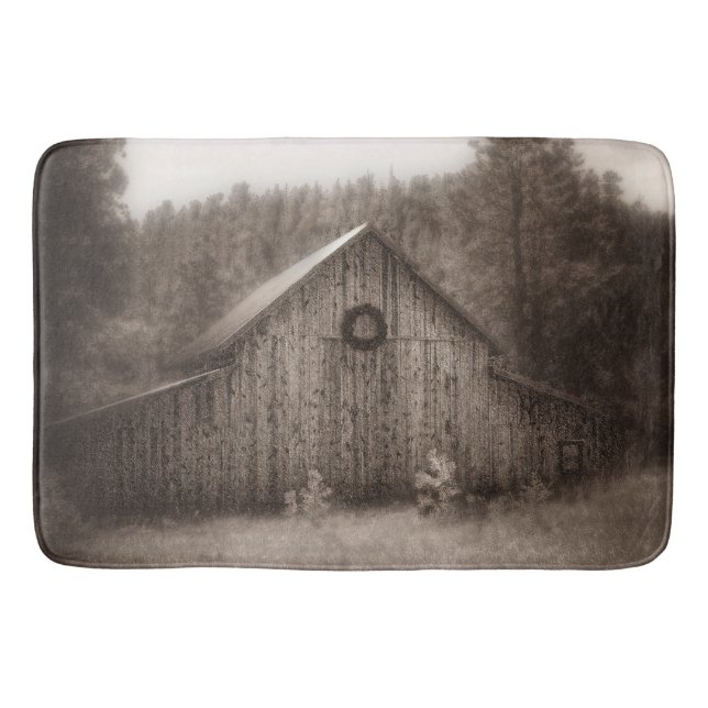 First Snow in November Bath Mat (Front)