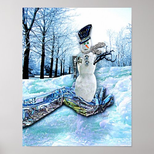 First Snow  on Canvas Print