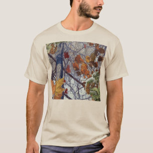 First Snow Winter Camouflage Decor T-Shirt