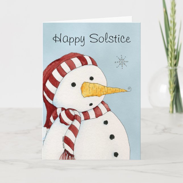 First Snowflake Solstice Card (Front)