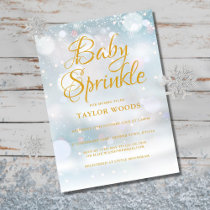 First Snowflakes Baby Sprinkle / Shower Invitation
