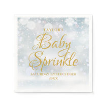 First Snowflakes Winter Baby Sprinkle / Shower Napkins