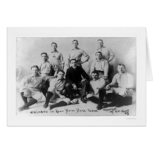 First Softball Team 1897 Cards (Front Horizontal)