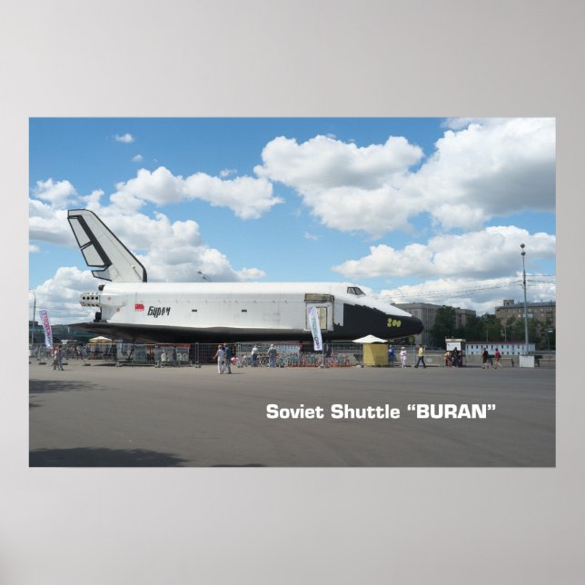 First Soviet shuttle Buran Poster (Front)