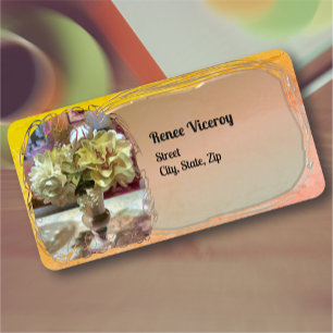 First Spring Flowers PCM1 Address Label