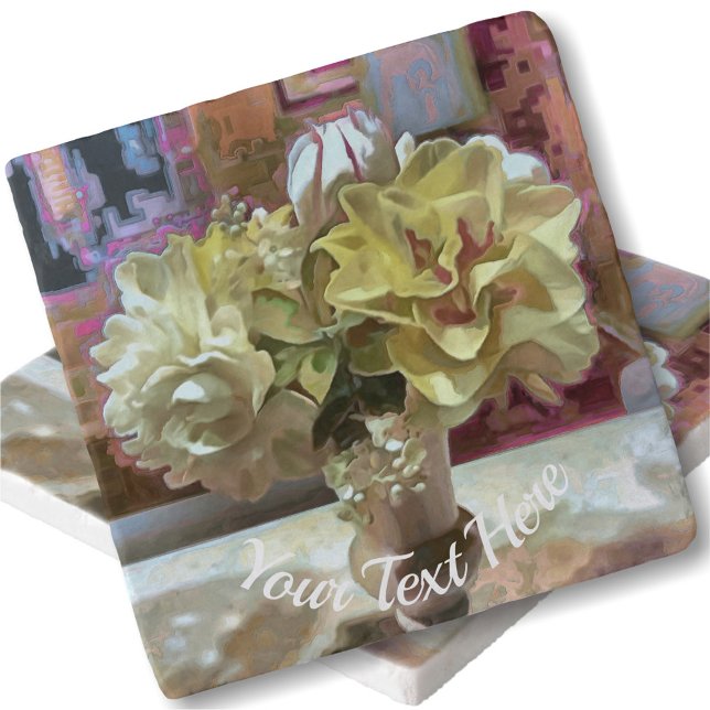 First Spring Flowers PCM1 Marble Trivet (Creator Uploaded)