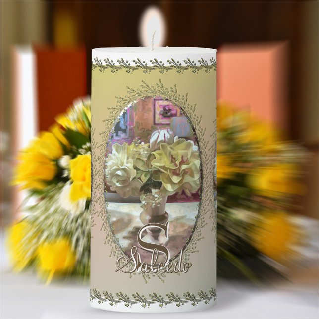 First Spring Flowers PCM1 Pillar Candle (Creator Uploaded)