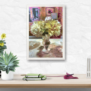 First Spring Flowers Yellow Daffodils Tulips PCM1 Poster
