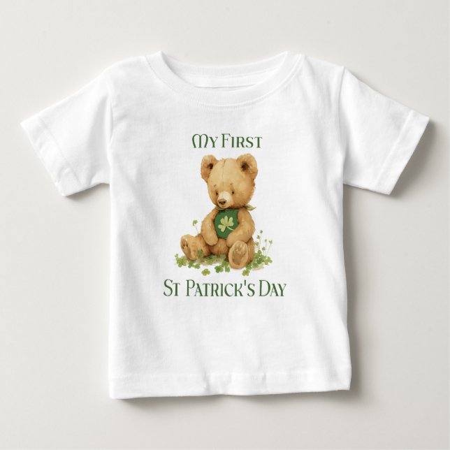 First St. Patrick's Day Baby T-Shirt (Front)