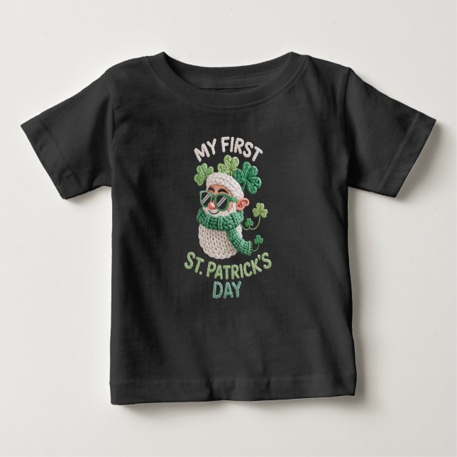 First St. Patricks Day Irish Baby  Baby T-Shirt (Front)