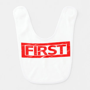 First Stamp Baby Bib