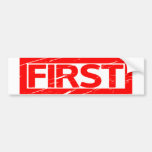 First Stamp Bumper Sticker