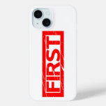 First Stamp iPhone 15 Case