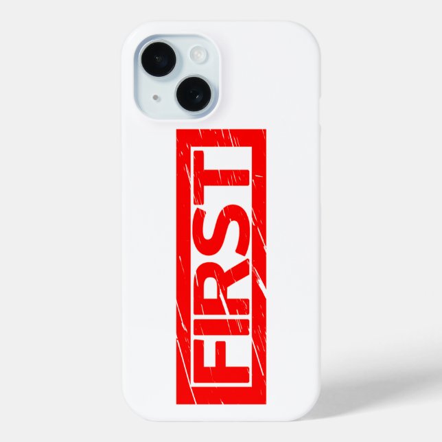 First Stamp Case-Mate iPhone Case (Back)