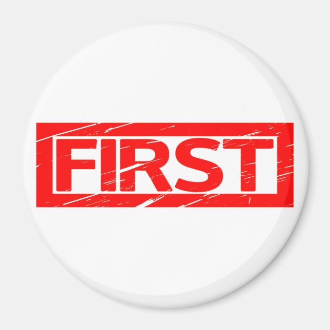 First Stamp Magnet (Front)