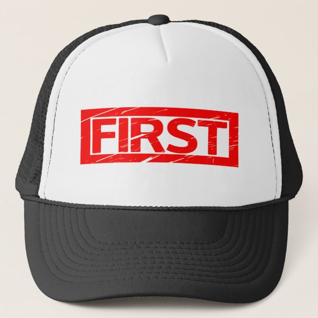 First Stamp Trucker Hat (Front)
