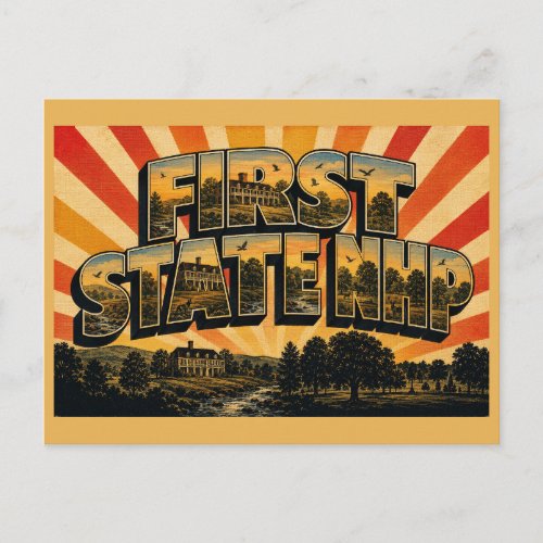 First State National Historical Park Delaware Postcard