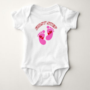 First Step Baby Girl Bodysuit