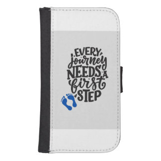 "First Step Journey Phone Case – Footprint Design"
