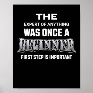 First Step S Sticker Poster