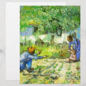 First steps, 1890 Vincent van Gogh. (Front/Back)